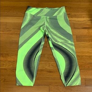 Calvin Klein Performance green leggings Medium